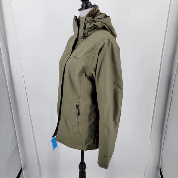 Columbia Jacket Womens Medium Stone Green Bugaboo II Fleece Interchange Jacket - Picture 10 of 16